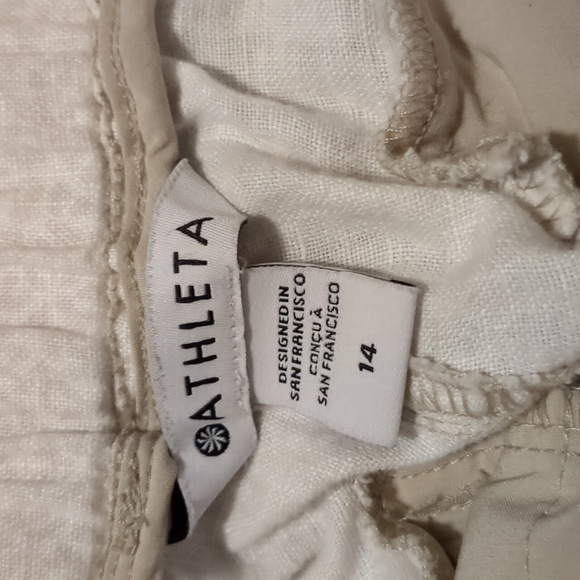 Athleta linen joggers size 14 - Picture 12 of 16